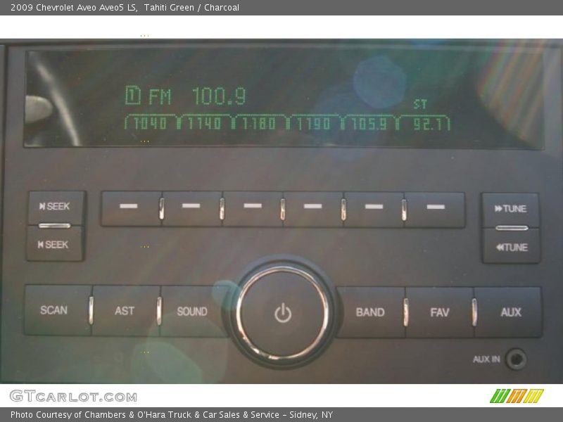 Tahiti Green / Charcoal 2009 Chevrolet Aveo Aveo5 LS