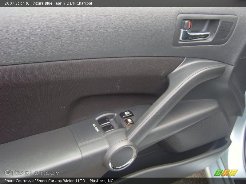 Azure Blue Pearl / Dark Charcoal 2007 Scion tC