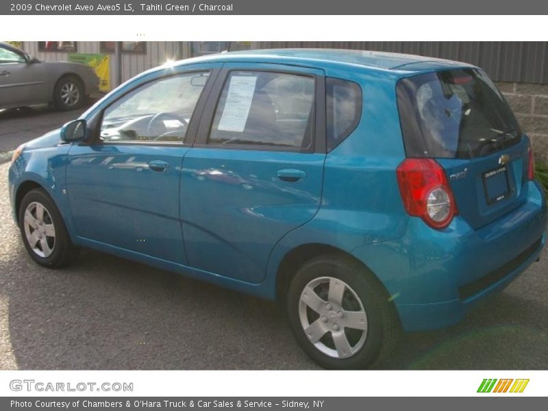 Tahiti Green / Charcoal 2009 Chevrolet Aveo Aveo5 LS