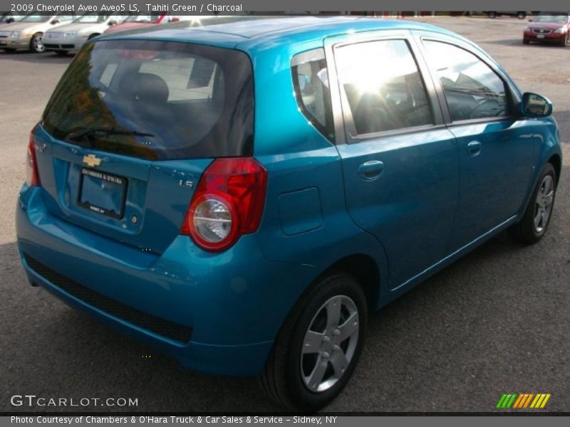 Tahiti Green / Charcoal 2009 Chevrolet Aveo Aveo5 LS