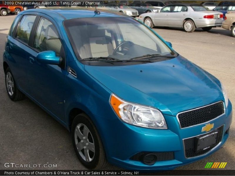 Tahiti Green / Charcoal 2009 Chevrolet Aveo Aveo5 LS