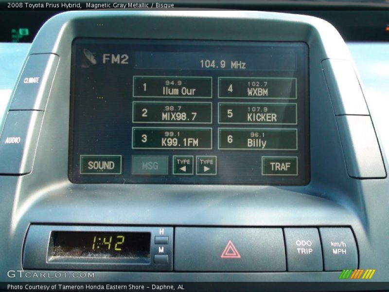 Magnetic Gray Metallic / Bisque 2008 Toyota Prius Hybrid