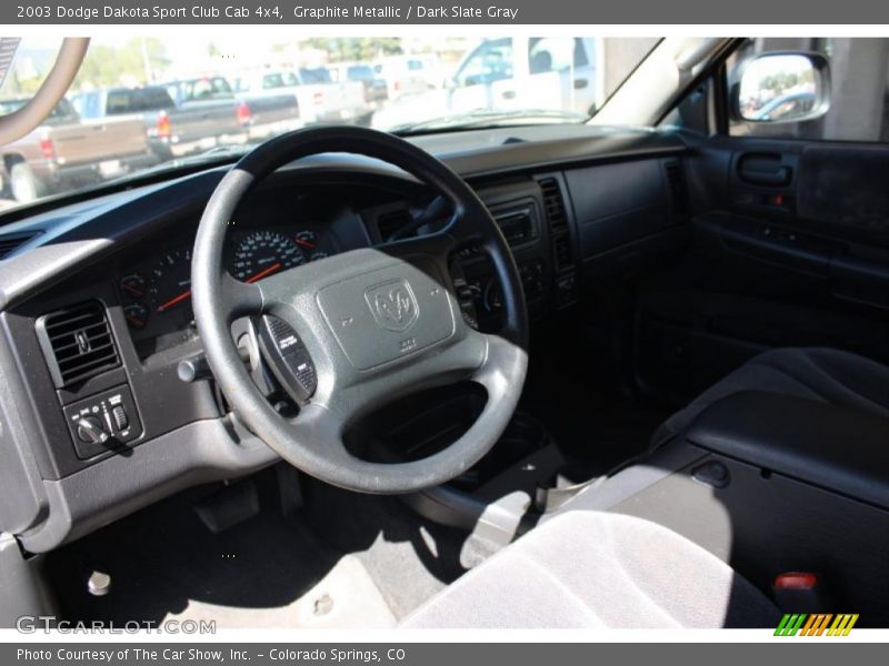 Graphite Metallic / Dark Slate Gray 2003 Dodge Dakota Sport Club Cab 4x4