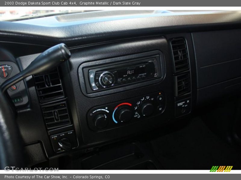 Graphite Metallic / Dark Slate Gray 2003 Dodge Dakota Sport Club Cab 4x4