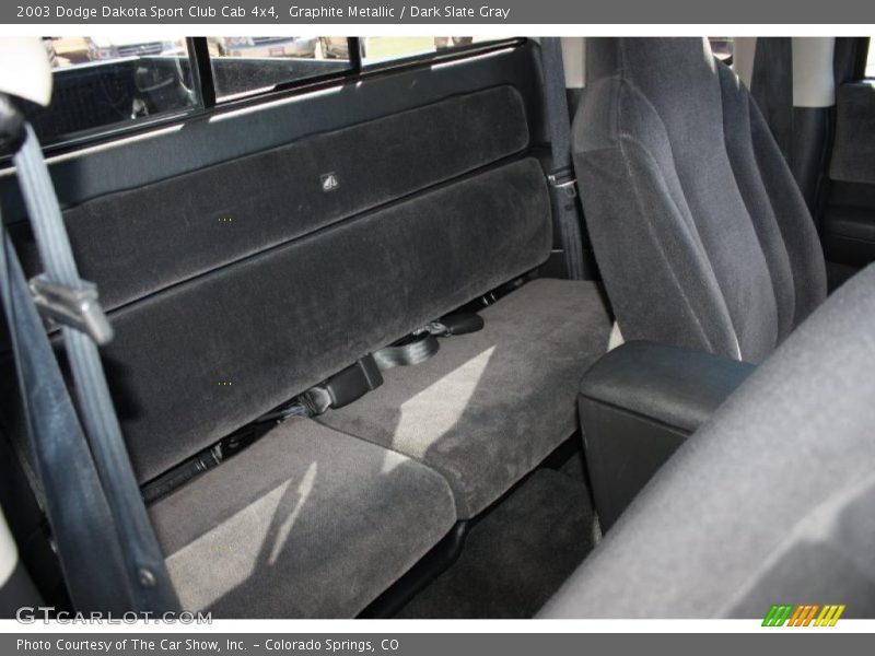 Graphite Metallic / Dark Slate Gray 2003 Dodge Dakota Sport Club Cab 4x4