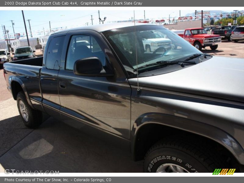 Graphite Metallic / Dark Slate Gray 2003 Dodge Dakota Sport Club Cab 4x4