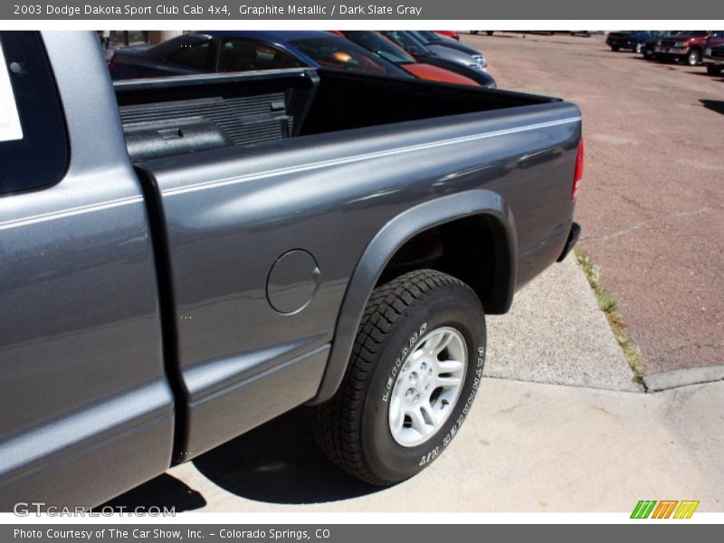 Graphite Metallic / Dark Slate Gray 2003 Dodge Dakota Sport Club Cab 4x4