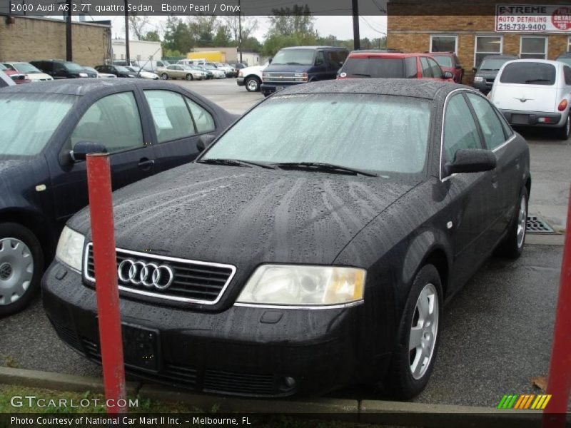 Ebony Pearl / Onyx 2000 Audi A6 2.7T quattro Sedan