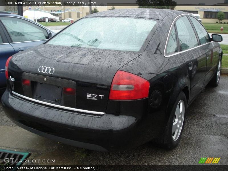 Ebony Pearl / Onyx 2000 Audi A6 2.7T quattro Sedan