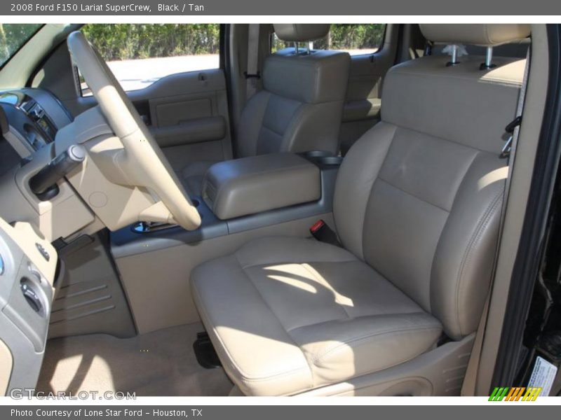 Black / Tan 2008 Ford F150 Lariat SuperCrew