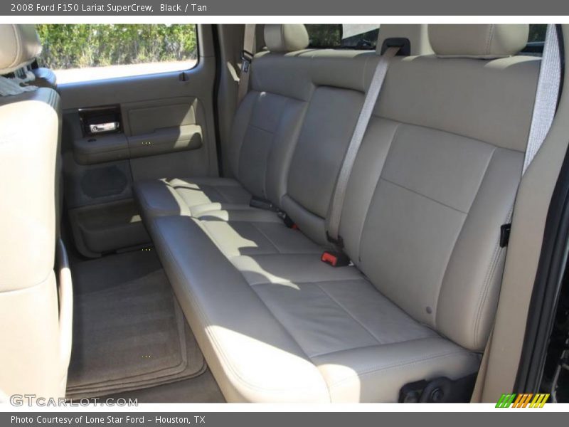 Black / Tan 2008 Ford F150 Lariat SuperCrew