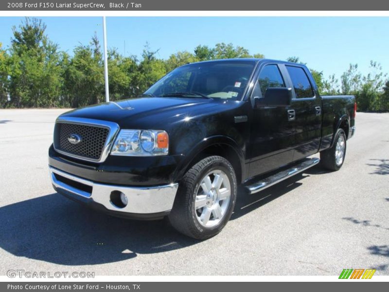 Black / Tan 2008 Ford F150 Lariat SuperCrew