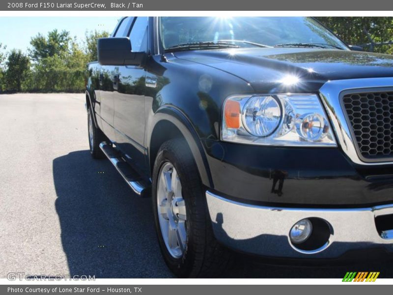 Black / Tan 2008 Ford F150 Lariat SuperCrew