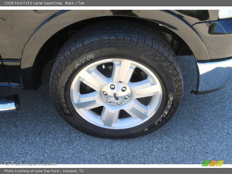 Black / Tan 2008 Ford F150 Lariat SuperCrew