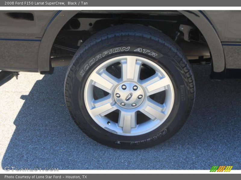 Black / Tan 2008 Ford F150 Lariat SuperCrew