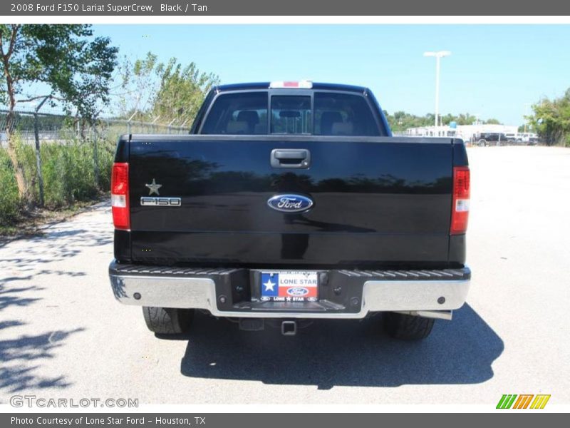 Black / Tan 2008 Ford F150 Lariat SuperCrew