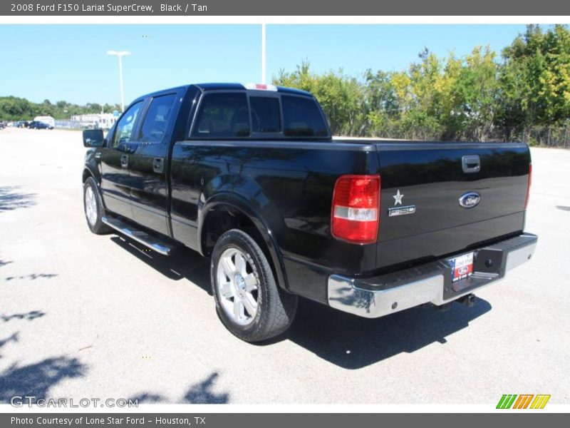 Black / Tan 2008 Ford F150 Lariat SuperCrew