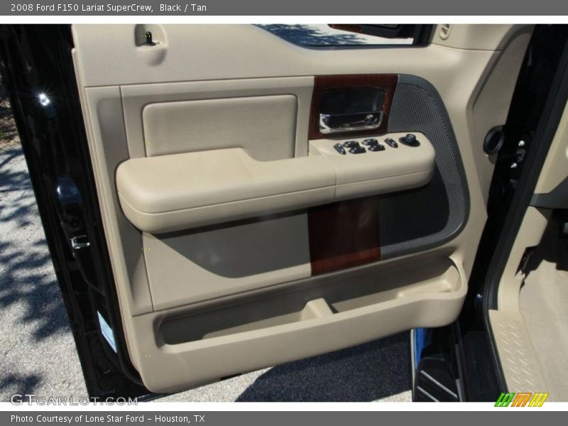Black / Tan 2008 Ford F150 Lariat SuperCrew