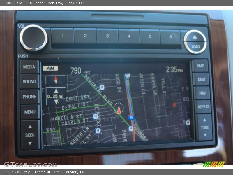 Black / Tan 2008 Ford F150 Lariat SuperCrew