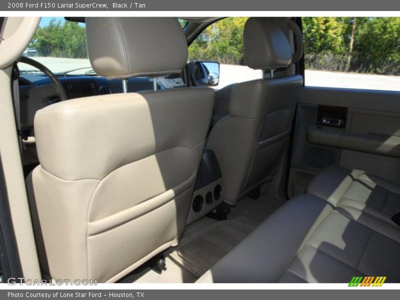 Black / Tan 2008 Ford F150 Lariat SuperCrew