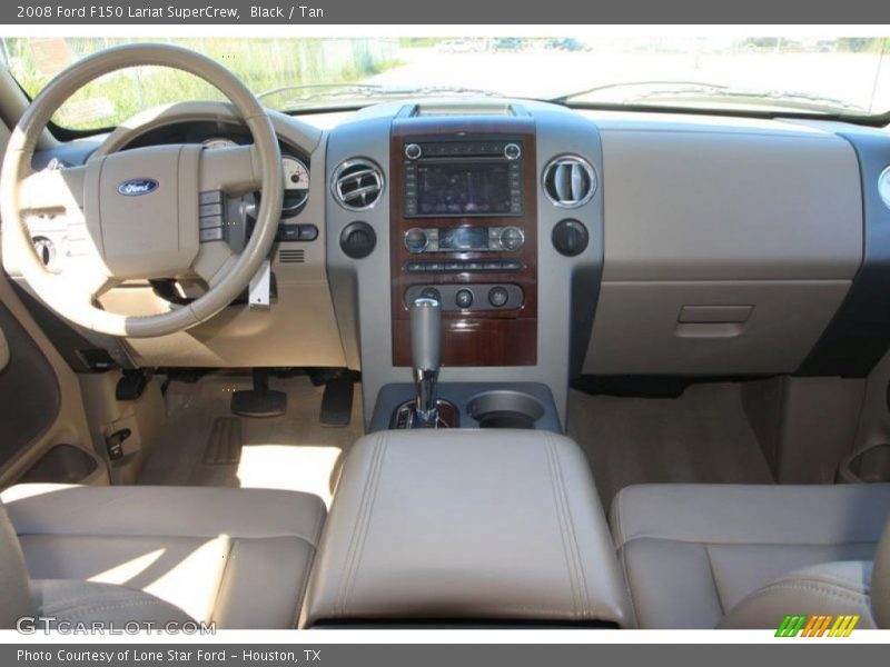 Black / Tan 2008 Ford F150 Lariat SuperCrew