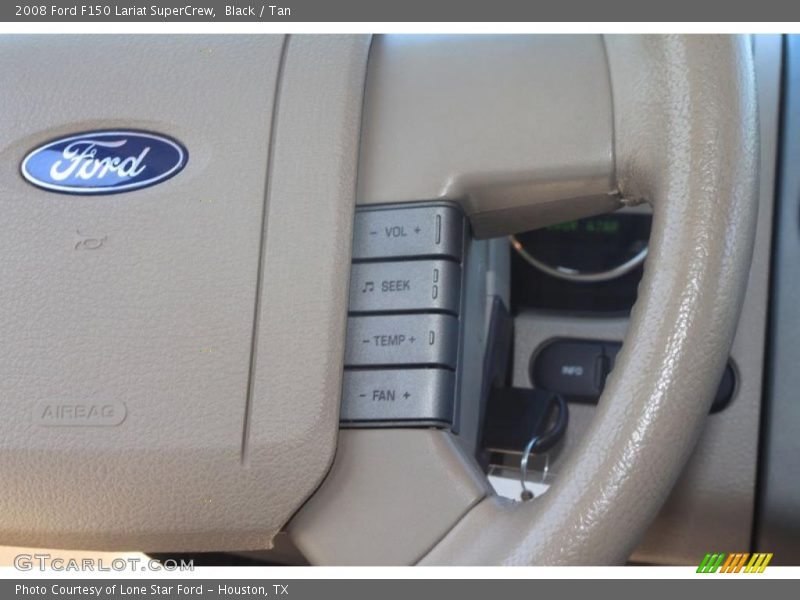 Black / Tan 2008 Ford F150 Lariat SuperCrew