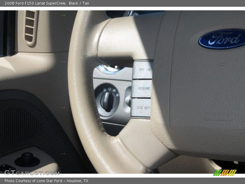 Black / Tan 2008 Ford F150 Lariat SuperCrew
