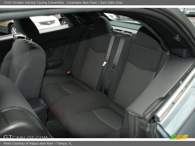 Clearwater Blue Pearl / Dark Slate Gray 2009 Chrysler Sebring Touring Convertible