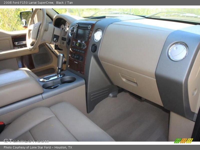 Black / Tan 2008 Ford F150 Lariat SuperCrew