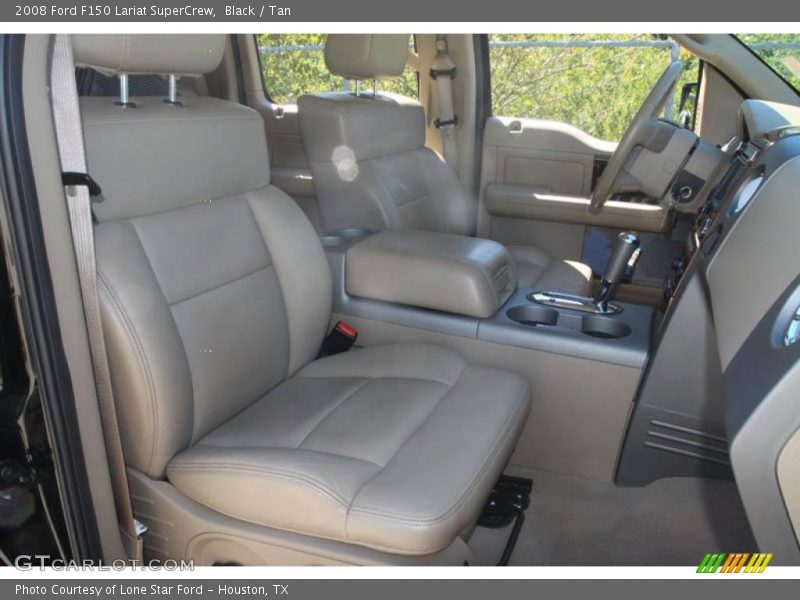 Black / Tan 2008 Ford F150 Lariat SuperCrew