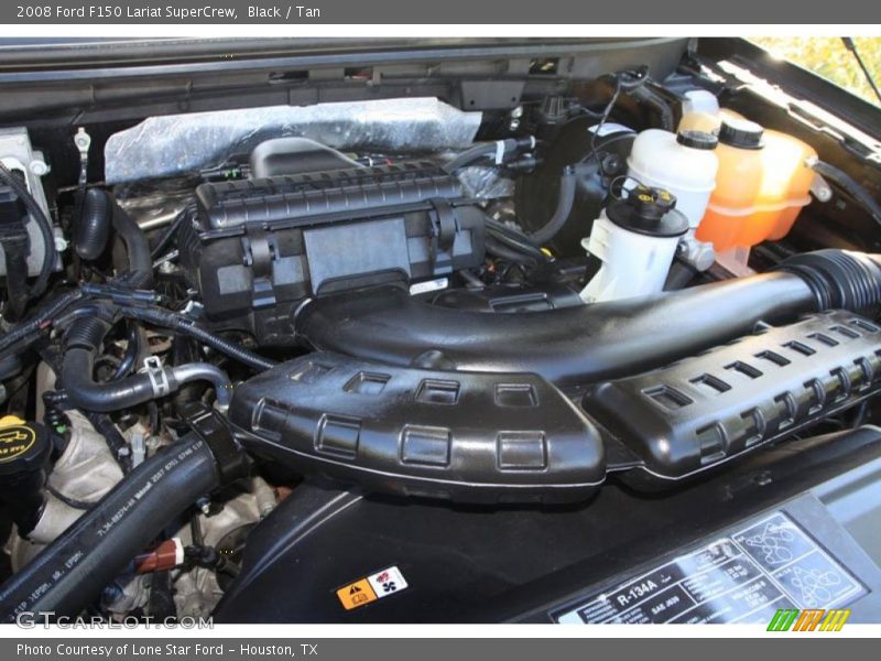 Black / Tan 2008 Ford F150 Lariat SuperCrew