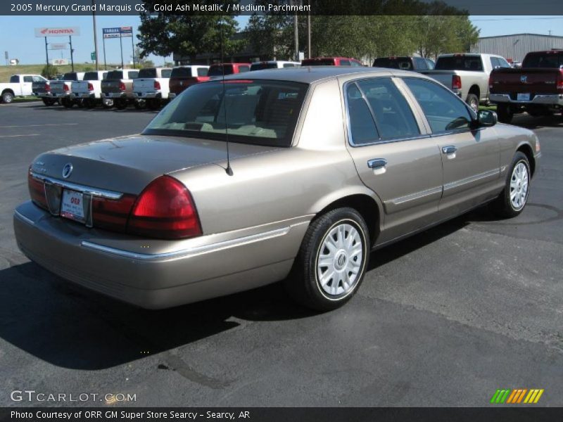 Gold Ash Metallic / Medium Parchment 2005 Mercury Grand Marquis GS