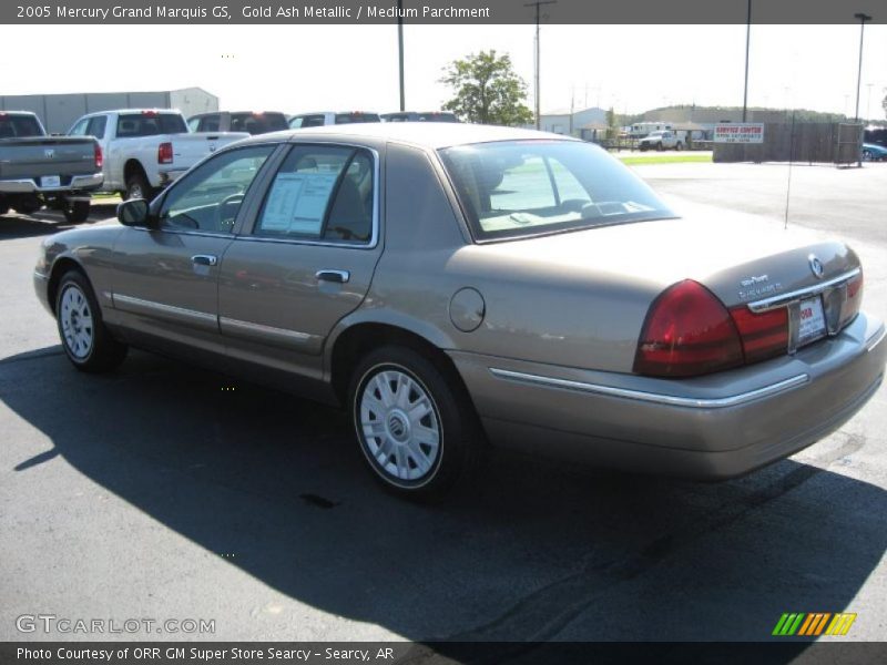 Gold Ash Metallic / Medium Parchment 2005 Mercury Grand Marquis GS