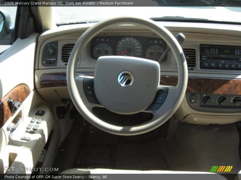 Gold Ash Metallic / Medium Parchment 2005 Mercury Grand Marquis GS