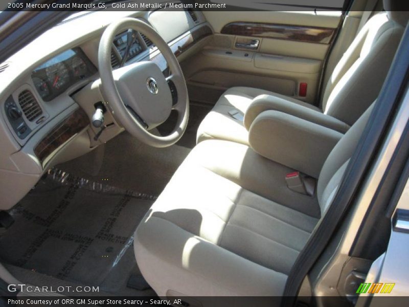 Gold Ash Metallic / Medium Parchment 2005 Mercury Grand Marquis GS