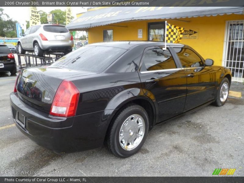 Brilliant Black Crystal Pearl / Dark Slate Gray/Light Graystone 2006 Chrysler 300