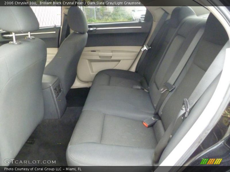 Brilliant Black Crystal Pearl / Dark Slate Gray/Light Graystone 2006 Chrysler 300