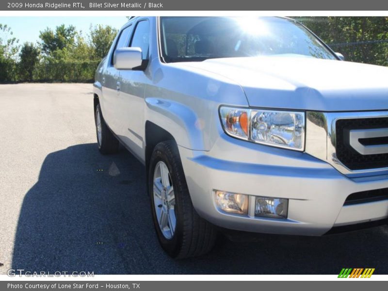 Billet Silver Metallic / Black 2009 Honda Ridgeline RTL