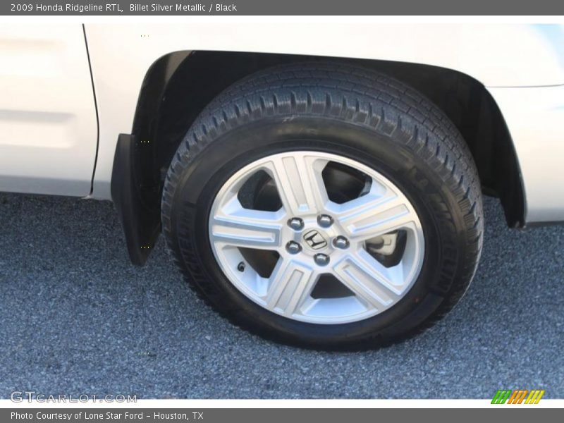 Billet Silver Metallic / Black 2009 Honda Ridgeline RTL