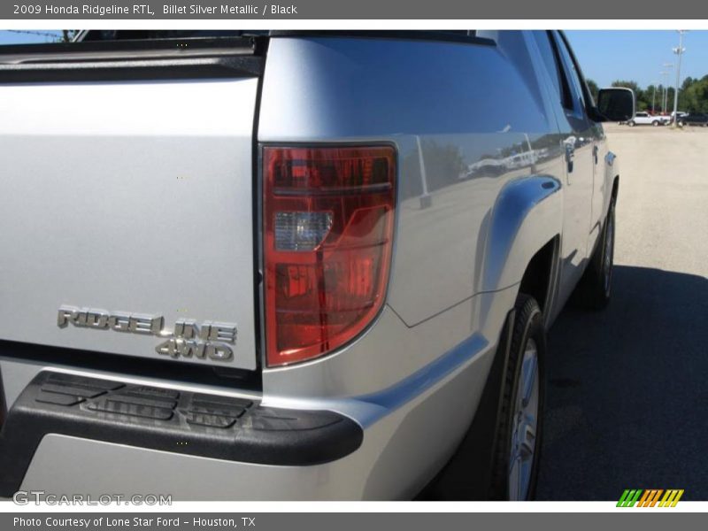 Billet Silver Metallic / Black 2009 Honda Ridgeline RTL