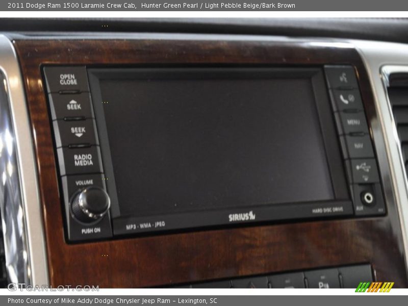 Hunter Green Pearl / Light Pebble Beige/Bark Brown 2011 Dodge Ram 1500 Laramie Crew Cab