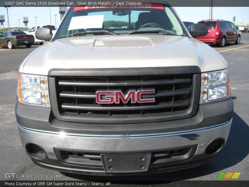 Silver Birch Metallic / Dark Titanium 2007 GMC Sierra 1500 Extended Cab