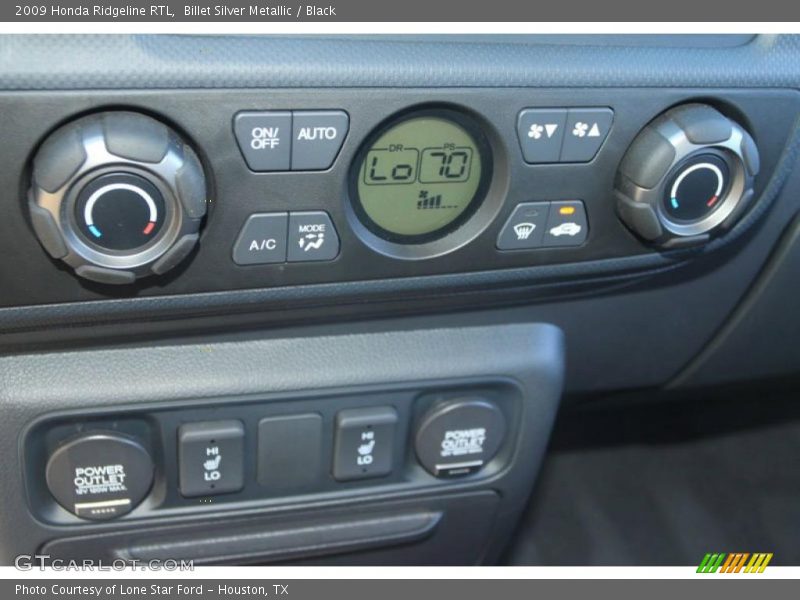 Billet Silver Metallic / Black 2009 Honda Ridgeline RTL