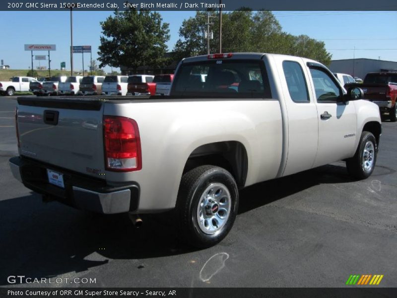 Silver Birch Metallic / Dark Titanium 2007 GMC Sierra 1500 Extended Cab
