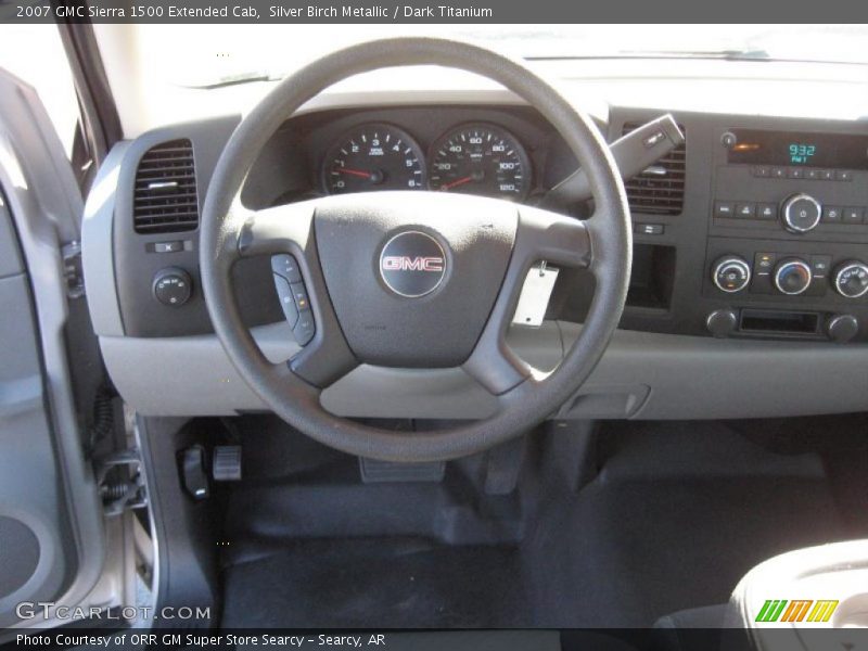 Silver Birch Metallic / Dark Titanium 2007 GMC Sierra 1500 Extended Cab