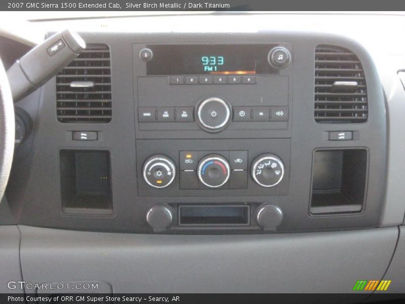Silver Birch Metallic / Dark Titanium 2007 GMC Sierra 1500 Extended Cab
