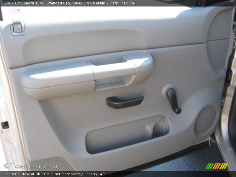Silver Birch Metallic / Dark Titanium 2007 GMC Sierra 1500 Extended Cab