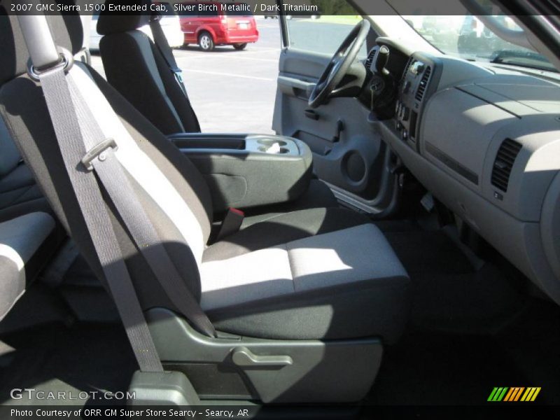 Silver Birch Metallic / Dark Titanium 2007 GMC Sierra 1500 Extended Cab