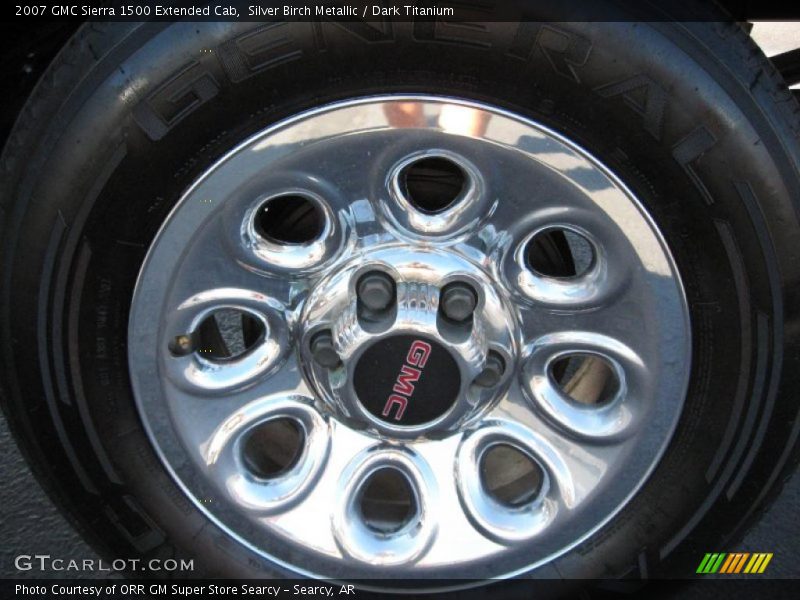 Silver Birch Metallic / Dark Titanium 2007 GMC Sierra 1500 Extended Cab