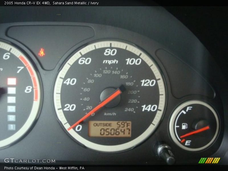 Sahara Sand Metallic / Ivory 2005 Honda CR-V EX 4WD